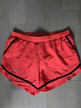 Under Armour Women's Neon Coral Running Shorts